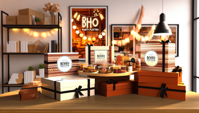 alt_text: Elegant cover for "The Ultimate Guide To Corporate Gift Boxes," showcasing stylish gift boxes and items.